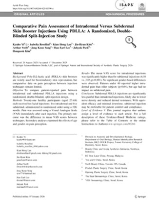 Juvelook Comparative Pain Assessment